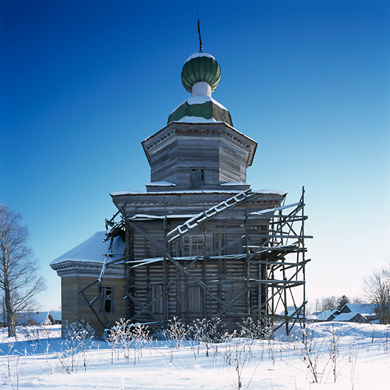 Деревянные церкви России, фото Ричарда Дэвиса